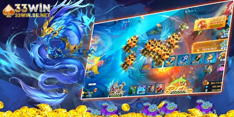 Ưu điểm nổi bật khi tham gia bắn cá rồng thần tại 33WIN