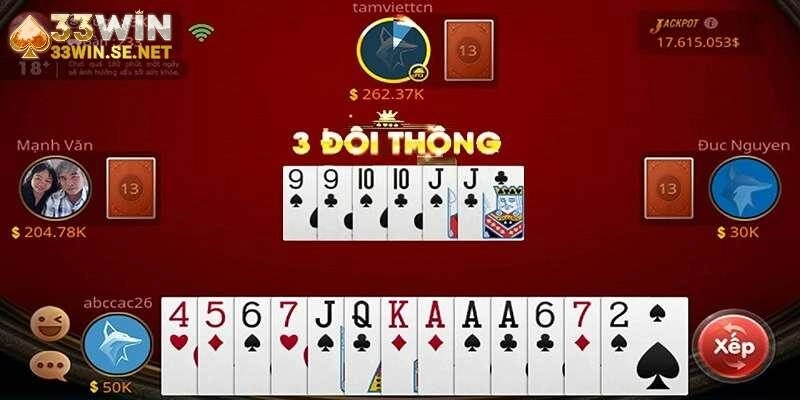 Cách tham gia Tiến lên miền Nam online tại 33WIN